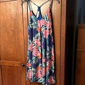 Floral Sleeveless Dress with Pink and Green Accents Lilly Pulitzer? Sz M